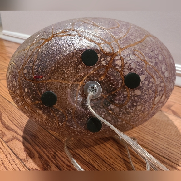 Decorative glass lamp with dimmer - Picture 8 of 10